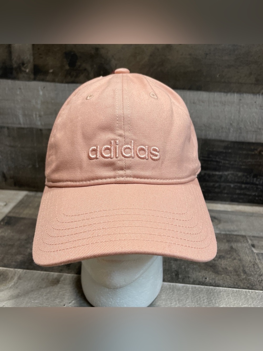 adidas Blush Pink Embroidered Logo Cap